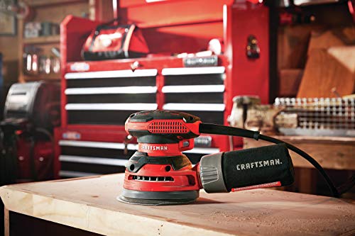 CRAFTSMAN Orbital Sander, 5 inch, 12,000 OPM, 3 Amp, Corded (CMEW231) Craftsman