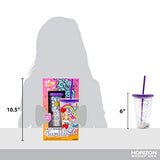 Just My Style DIY Sticker Tumbler, Style & Embellish Your Own BPA Free VSCO Glitter Water Tumbler, Reusable Stickers Included, Great Back To School Just My Style