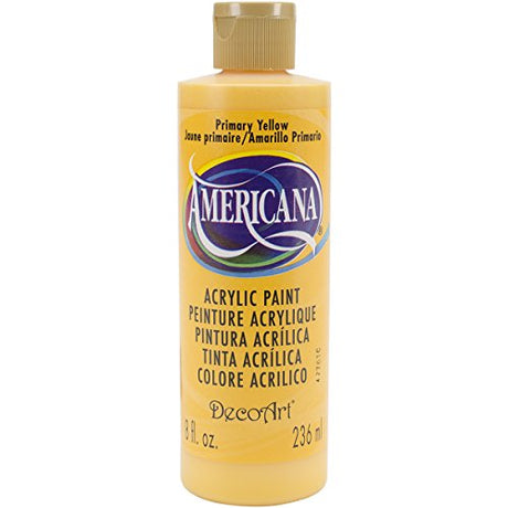 DecoArt DA201-9 Americana Acrylics, 8-Ounce, Primary Yellow DecoArt