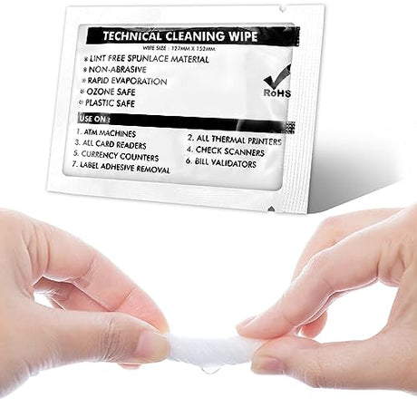 Technical Prep Pads Cleaning Wipes - 99.9% Electronic Cleaning Wipes, Multi-Purpose Non Woven Handy Wipes Cleaning Sheets for Surfaces, Printer, BIHYM