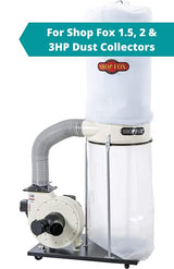 Buckeye Farms Dust Collector Bags Compatible with Shop Fox Dust Collector Bags | 5 Pack | Made in USA Buckeye Farms