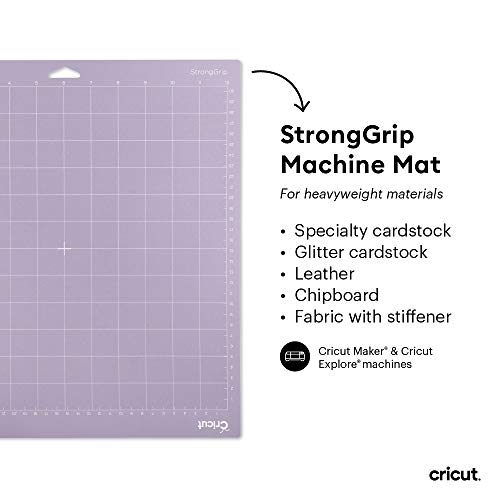 Cricut Variety Pack(1 StrongGrip, 1 LightGrip, 1 StandardGrip) Adhesive Cutting Mat 12"x12", Cutting Mat For Cricut Maker/Cricut Explore, Use with