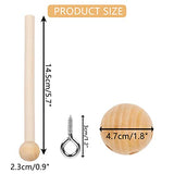 Focalmotors Baby Wooden Mobile Hanger,Mobile kit Crib,Mobile Hanging Frame Bed Toy Decoration DIY Crafts Photography Props Newborn Gift (Style-C) Focalmotors