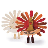 S&S Worldwide Unfinished Wooden Turkey, 5-1/2" Height, 5-7/8" Width, Pack of 6 S&S Worldwide