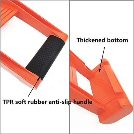 2 Pcs Carrier Drywall Tools ABS Plastic Panel Carrier Drywall Lift for Plywood Sheetrock Panels Glass Board AQRICHFOX