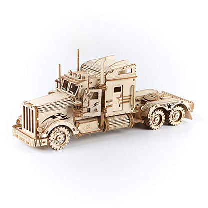 ROKR 3D Wooden Puzzle-Mechanical Car Model-Self Building Vehicle Kits-Brain Teaser Toys-Best Gift for Adults and Kids on Birthday/Christmas Day - WoodArtSupply