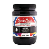 Speedball Acrylic Screen Printing Ink, 946ml, 32 Fl. oz, Black 32 Fl Oz Speedball
