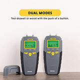 General Tools MMD4E Digital Moisture Meter, Water Leak Detector, Moisture Tester, Pin Type, Backlit LCD Display With Audible and Visual General Tools