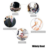 GDMINLO Soft Tape Measuring for Body Fabric Sewing Tailor Cloth Knitting Craft Weight Loss Measurements Retractable Black Dual Sided Tape Measure 1 GDMINLO