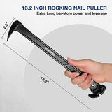 WORKPRO 13" Nail Puller, Cats Paw Pry Bar, Nail Remover Tool with Cats Paw and Rocking Nail Puller, Crowbar for Home Remodeling, Professional WORKPRO