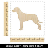 Rhodesian Ridgeback Dog Solid Unfinished Wood Shape Piece Cutout for DIY Craft Projects - 1/4 Inch Thick - 6.25 Inch Size Sniggle Sloth
