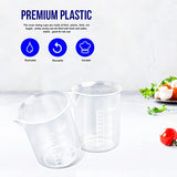 LEOBRO 50ml/1.7oz Epoxy Mixing Cups, 38PCS Graduated Epoxy Resin Cups, Resin Mixing Cups, Beaker, Pouring Cup, Plastic Measuring Cup for Resin, LEOBRO