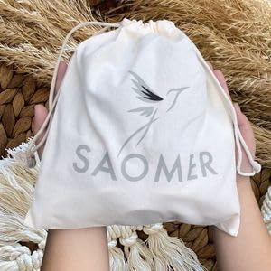 SAOMER 130 Pcs Macrame Kit for Beginners-219 Yards(657 Feet-3mm) 7 Easy Macrame DIY Projects Book-Starter Kit Has SAOMER