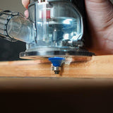 ABN 1/4in Shank Tungsten Carbide Router Bits for Woodworking - Wood Router Bit Set 35p Straight, Dovetail, Chamfer, Ogee ABN