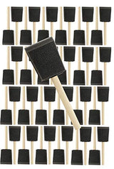 Pro Grade - Foam Brushes - 2 Inch - 48 Piece Poly Foam Brush Set Pro Grade