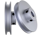 CHANCS Outer Diameter 80mm Single Groove Pulley 6mm Fixed Bore Pulley for Drilling Machine 6MM PU Round Belt CHANCS