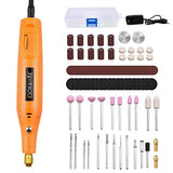GOXAWEE 24V Mini Rotary Tool, Corded Rotary Tool with 105pcs Accessories, 18000rpm Multi-Purpose Power Rotary Tool for Handmade Crafting and DIY GOXAWEE