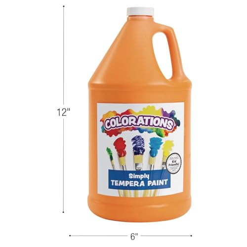 Colorations Simply Tempera Paint, 11 Gallon Set In Vibrant Colors, Matte Finish, Classroom Supplies, Non Toxic, School, Craft, Art Supply Set, Stock - WoodArtSupply