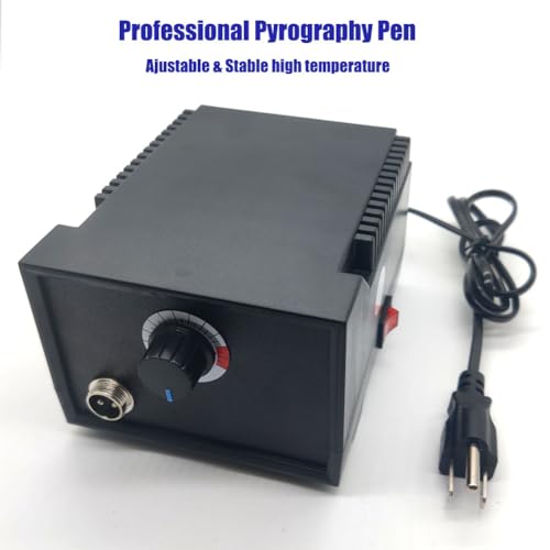 Afantti Electric Wood Burning Pen Tool Kit Set Professional Pyrography Machine Electric Woodburning Leather Burner | 23 Tips | Carry Case | for Adult Afantti