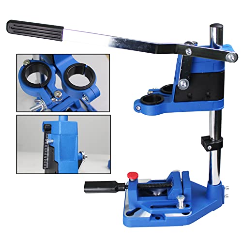 TEXALAN Drill Press Rotary Tool Workstation Stand with Wrench- 220-01- Mini Portable Drill Press- Tool Holder- 2 inch Drill Depth- Ideal for Drilling TEXALAN