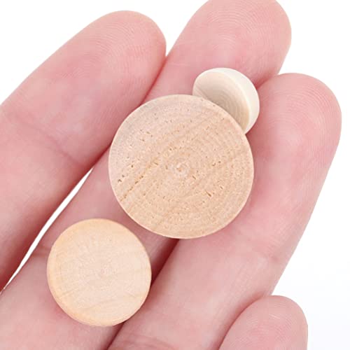 Operitacx 150pcs Half Round Wooden Ball Wood Mini Hemisphere Balls Unfinished Wood Beads Macrame Beads Mini Wood Split Wood Beads Wooden Jewelry Mini Operitacx