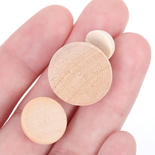 Operitacx 150pcs Half Round Wooden Ball Wood Mini Hemisphere Balls Unfinished Wood Beads Macrame Beads Mini Wood Split Wood Beads Wooden Jewelry Mini - WoodArtSupply