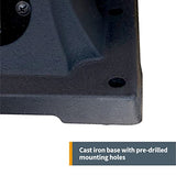 POWERTEC BF601C Bench Buffer Polisher with 2 Extra Buffing Wheels, 6 Inch Buffing & Polishing Bench Grinder Machine for Metal, Jelwelry, Knives, POWERTEC