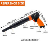 Pistol Grip Needle Scaler WP WORKPAD 19 needles air needle scaler 5000bpm,exhaust front suitable for rust removal WP WORKPAD