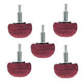 5PCS Non Woven Abrasive Buffing Wheels Polishing Wheel Drill Attachment Set, 2 Inch Scouring Pads Abrasive Mushroom Wheel Polishing Wheel with 1/4" Banmo Abrasive