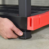 CX Craftsman, 5-Tier Highly Durable Storage Rack, 200lbs/shelf, (72.3”H x 40”W x 24”D), Interlocking Shelving Unit and Weather-Resistant Design, CX