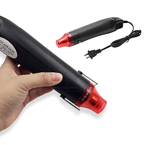 DIDODI Mini Heat Gun 300W Handheld Heat Gun Dual-Temperature 392℉ & 662℉ Hot Air Gun Electric Heating Tools for Removing Epoxy Cup Painting Resin Air