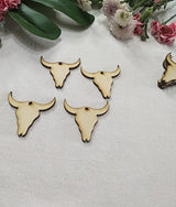 30pcs of Wood Cow Earring Blanks, DIY Earrings Blanks, Wood Cow Tag Blanks DIY Craft Blanks (2'') XIAOYUE