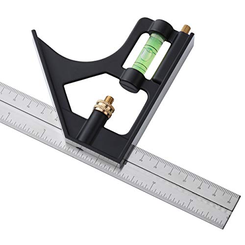 Mr. Pen- Combination Square, 12" Combo Square, Carpentry Tools, Carpenter Square, Woodworking Tools,Framing Square, T Square, T Ruler, Combination - WoodArtSupply