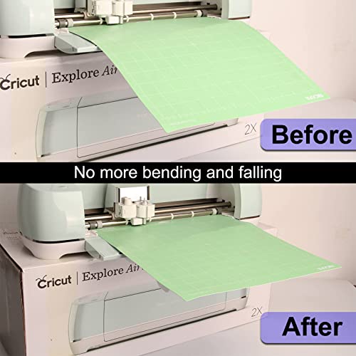LOPASA Extension Tray for Cricut Explore 3 and Explore Air 2 Cutting Mat Support,8'' Cricut Machine Extender Accessories Tools for 12x12 Mats(Explore LOPASA