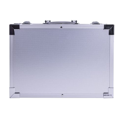 RoseArt Premium 146 Piece Art Set, Fold-out Metal Artist Case & Drawing Kit with Color Pencils, Oil Pastels, Acrylic Paints, Watercolor Cakes, Sketch RoseArt