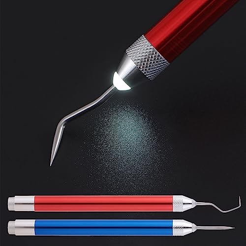3 Pcs LED Weeding Tools for Vinyl, Vinyl Weeding Tool with Light with Pin  and Hook, for Crafting, Silhouettes, Cameos, DIYs (Mix) – WoodArtSupply