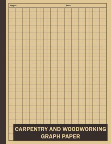 Carpentry and Woodworking Graph Paper: 100 Graph Paper & Sheets for Designing Woodwork Projects, Woodworker Planner Project Idea, Woodworking Project WoodArtSupply