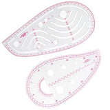 9 Styles French Sewing Curve Rulers, French Metric Ruler DIY Sewing Ruler Set Curve Metric Ruler Metric Sewing Measuring Tools for Designers, Pattern Tkocisa