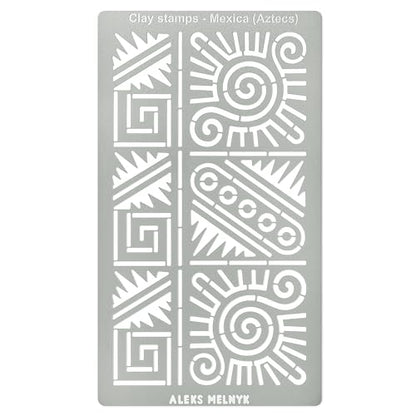 Aleks Melnyk No.398 Metal Stencil, Alchemical Symbols, Small Stencil, 1 PC, Template for Wood Burning, Engraving, Crafting, Scrapbook