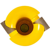 VEVOR Tenon Cutter, 1.5" / 38 mm Diameter, Premium Aluminum & Steel Log Furniture Cutter, with Dual Curved Blades & Button Screws Home Master Kit, VEVOR