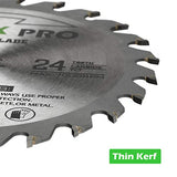 GALAX PRO Saw Blade Set, Pack of 4 Assorted 60T HSS Metal/24T TCT Wood/Diamond 4-1/2-Inch Circular Saw Blade with 3/8" Arbor for Fast Cutting… GALAX PRO