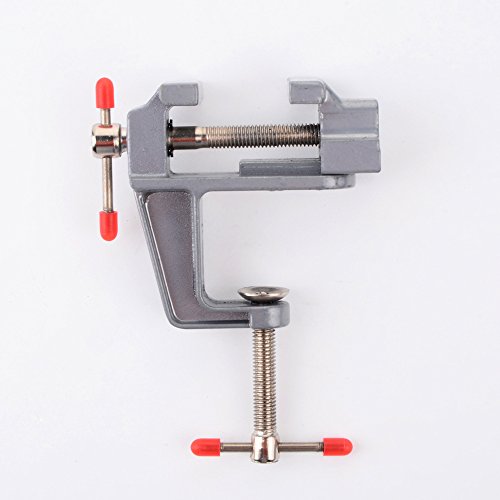 Sourcemall Mini Bench Vise Small Table Clamp Hobby Craft Repair Tool (Clamping Range: 0-1.2inch) Sourcemall