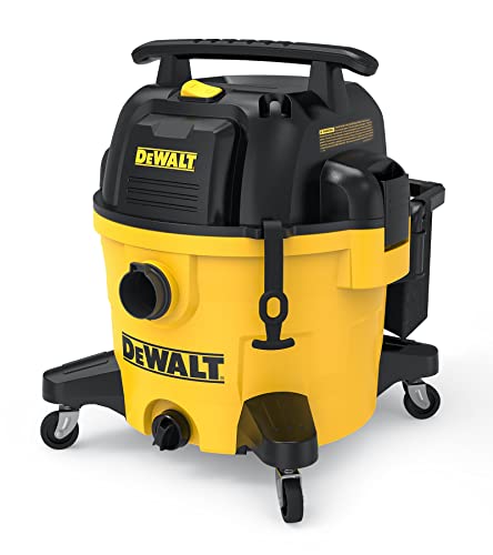 DEWALT 9 Gallon STEALTHSONIC Poly Wet/Dry Vacuum, DXV09P-QTA Newest Noise Reduction Vac, Heavy Duty Shop Vacuum for Jobsite/Workshop, Reduce Motor - WoodArtSupply