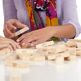 Jenga Classic Game with Genuine Hardwood Blocks, Stacking Tower Game for 1 or More Players, Kids Ages 6 and Up Jenga