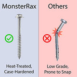 MonsterRax Overhead Garage Storage Racks 4x6, Ceiling Mounted Shelving, Adjustable Hanging Storage Organizer, Heavy Duty Steel, Holds 500 Pounds, MonsterRAX Storage Solutions