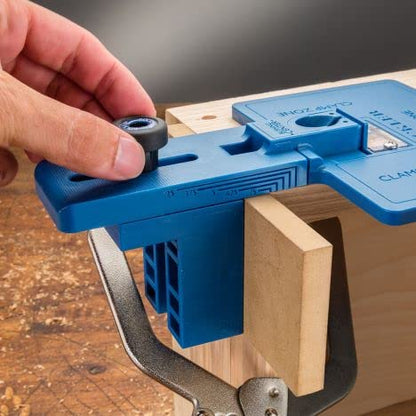 Rockler Corner Key Dowel Jig – Premium Doweling Jig For Decorative Mitered Joints – Dowel Hole Jig w/Molded Reference Lines - Woodworking Jigs - WoodArtSupply