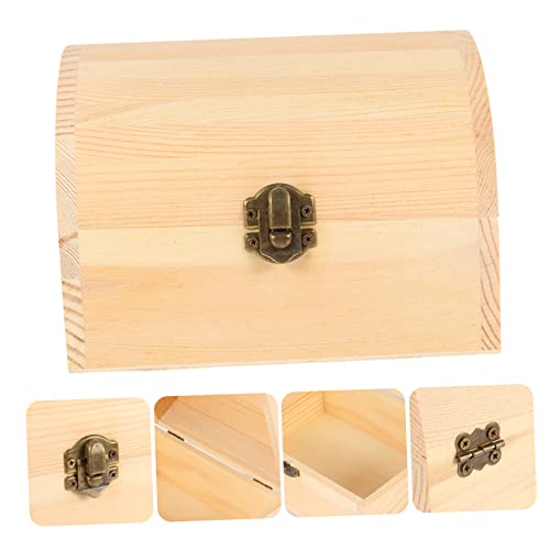 ABOOFAN Wood Display Case Unfinished Wood Crates ABOOFAN