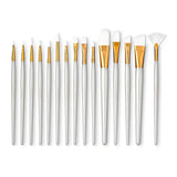 White Taklon 15 Piece Brush Pack by Craft Smart® Craft Smart
