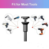 Crossarctic Cut-Off Wheel Mounting Mandrel Holder 3/8" & 1/4" Arbor Hole with 1/4" Shaft Stem for Die Grinder Accessories Drill Rotary Tool(3 Pack) Crossarctic