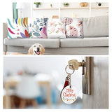 Ainiv 89PCS Sublimation Blanks Products Set, Sublimation Blank Car Coaster, Keychain with Tassel, Pillow Covers, Garden Flags, Air Freshener Sheets Ainiv